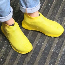 1 пара многоразовая эластичная обувь противоскользящая обувь для защиты от дождя защитные чехлы портативный водонепроницаемый резиновый уплотненный защищающий от дождя чехол для обуви