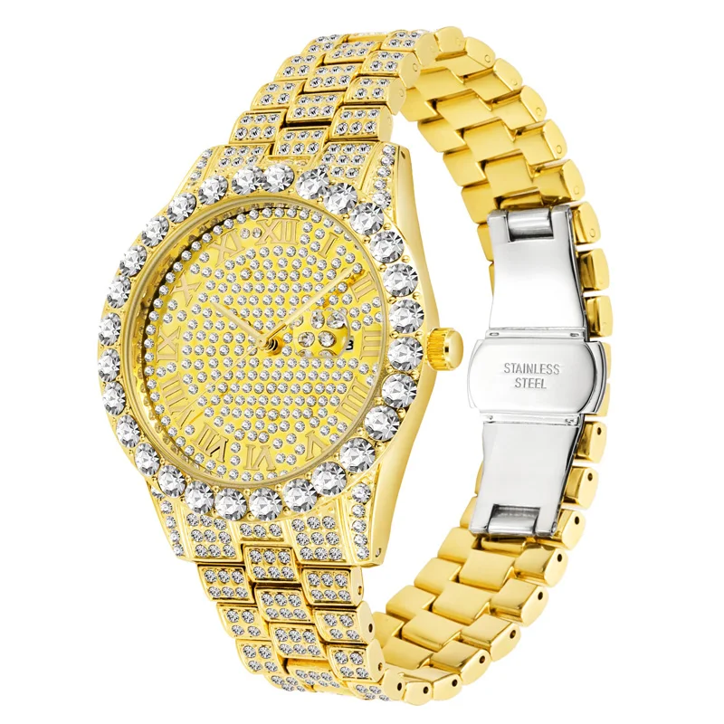 shining large diamonds watch for men hip hop iced out mens quartz watches waterproof auto date business male clock drop shipping relogio masculino reloj hombre zegarek meski (28)