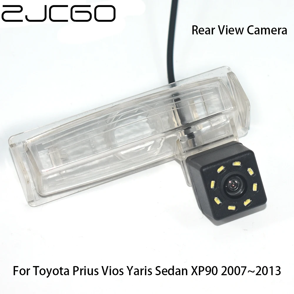 

ZJCGO CCD Car Rear View Reverse Back Up Parking Waterproof Night Vision Camera for Toyota Prius Vios Yaris Sedan XP90 2007~2013