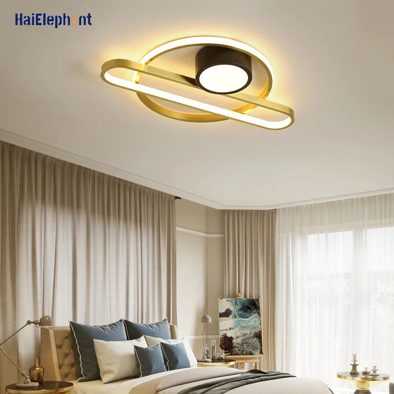 

New Modern LED Chandeliers Lights Indoor Lighting Fixtures For Bedroom Living Dining Room Nordic Creative Gold Lamps AC 90-260V