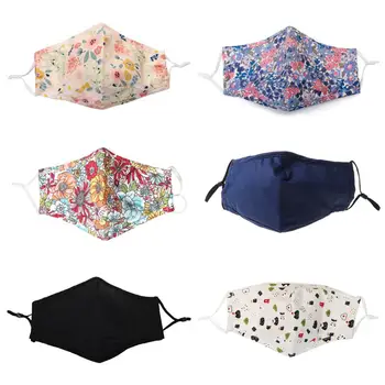 

Cartoon Printing Cotton Mouth Mask Rechangable Filter Reusable Protective Cover M89F