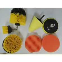 7 шт. автомобильный Скраб Губка керамический чистящий инструмент Кухонная мойка ванная комната скруббер Домашний набор щеток для дрели Затирка насадка мощность пол