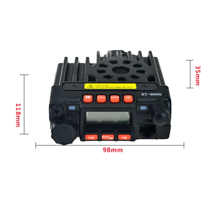 Автомобильное радио портативное 2 пути радио приемопередатчик Walkie Talkie для небольшого автомобиля FKU66