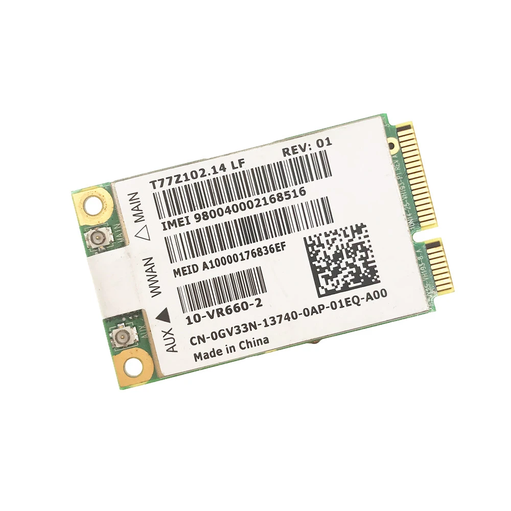 Wireless 3g Wwan Gobi2000 Mobile Broadband Network Card For Dell 5620