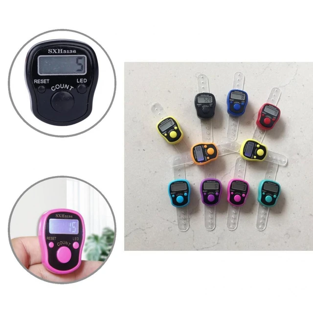 Electronic Counter Great Battery Powered Small 5 Digit Finger Tally Counter  Plastic Finger Counter - AliExpress