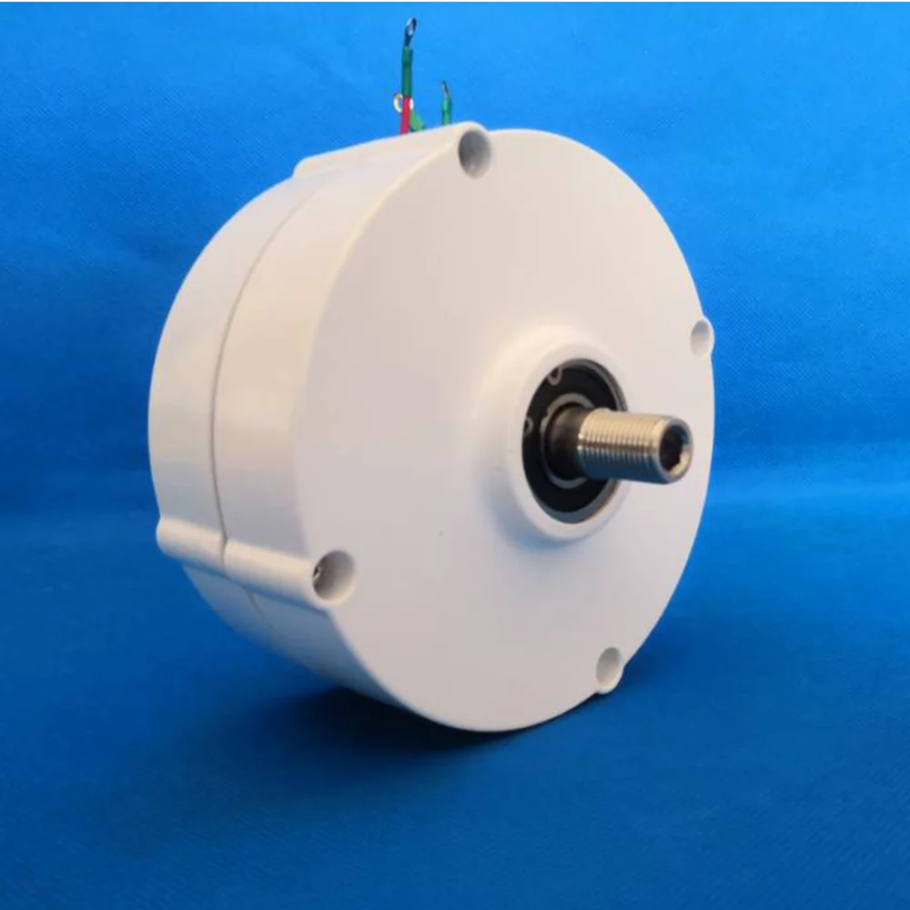 Low Speed Gearless Permanent Magnet Generator For Wind Turbines And Water Turbines 100W 200W 12V 24V