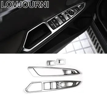 

Modified Window Button Interior Decorative Automobile Automovil Car Styling Accessory Parts Covers 14 15 16 17 FOR BMW X6 series