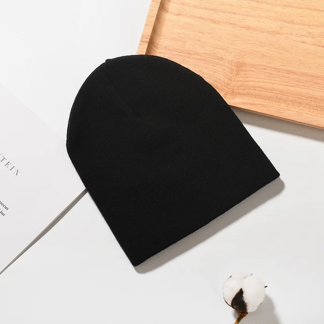Knit Cap Custom Brand Logo Pictures 