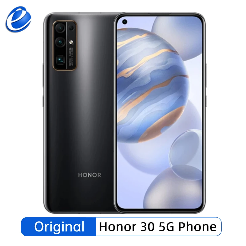 Оригинальный Новый Honor 30 мобильный телефон 6 53 дюймов 6G Оперативная память 128G