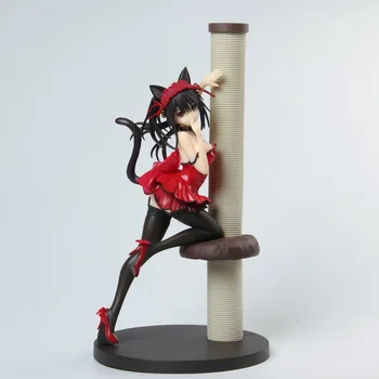 

Anime Date A Live Tokisaki Kurumi Nightmare Kawaii Cat Ver. 1/7 Scale Painted PVC Action Figure Model Sexy Girls Doll Adult Toys