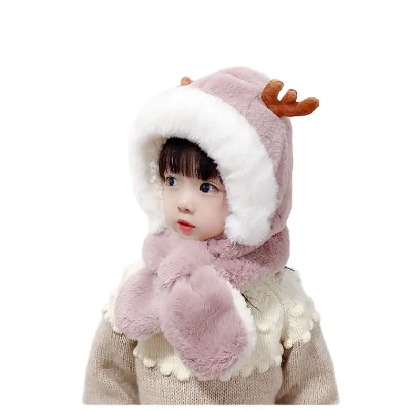 Doitbest velvet thicken cute antler children hats winter beanies Ranking TOP4 Arlington Mall