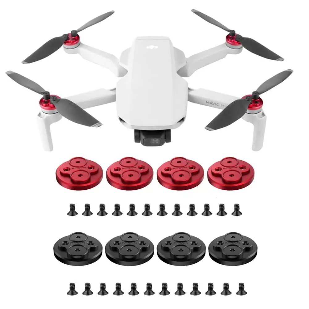 Promo PBY Sunnylife Upgraded Motor Covers Scratch-proof Propellers Block-up Protective Aluminum Alloy Motor Cover for DJI Mavic Mini Drone 