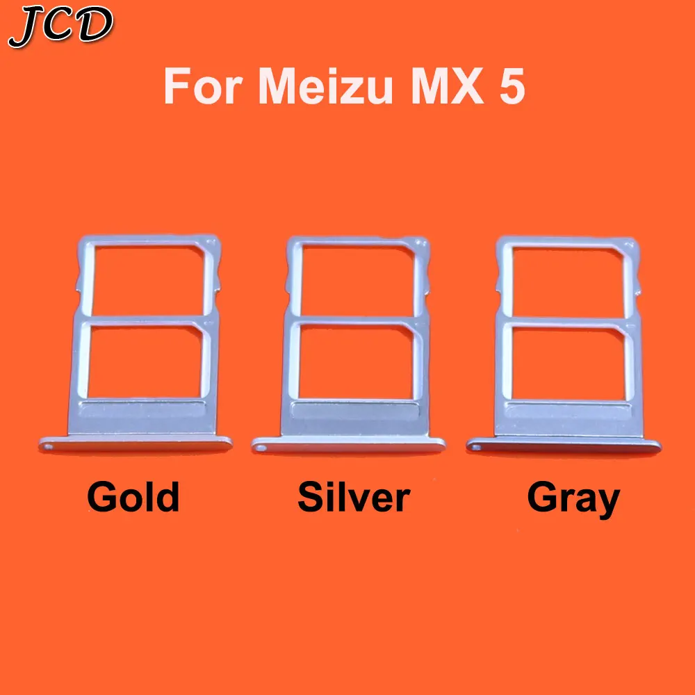 JCD для Meizu MX5 MX6 слот для sim-карты держатель Micro SD слот для карты лоток Разъем заменитель адаптера запасные части