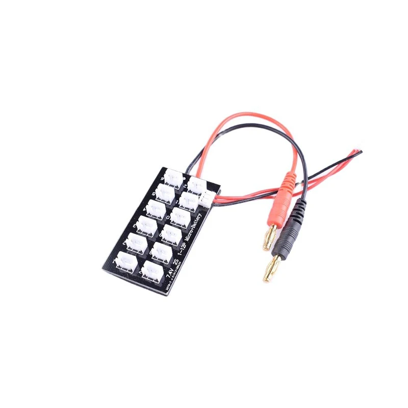 2S Parallel Charge Board 7.4V JST PH2.0 with 4.0mm Banana Plug LiPo Battery for Balance Charger Imax B6|Детали и аксессуары| |