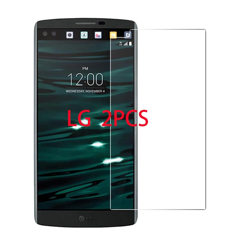 Защитное стекло для экрана V40 ThinQ X Power 2 твердость 9H телефона LG Stylus 3 V10 V20 V30 1 шт./2