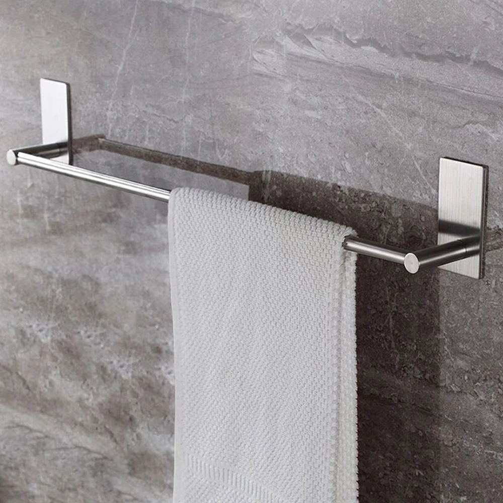 Stainless Steel Fixed Bath Towel Holder Bathroom Towel Bar Wall Mounted Towel Rack Hanger Single Hook Dual Towel Racks 55 40cm Towel Racks Aliexpress Stainless Steel Fixed Bath Towel Holder Bathroom Towel Bar Wall Mounted Towel Rack Hanger Single Hook Dual Towel Racks 55 40cm Towel Racks Aliexpress