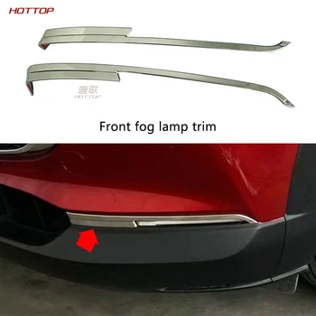 

For Mazda CX-30 2020 Front Fog Lamp Trim Fog Lamp Eyebrow ABS
