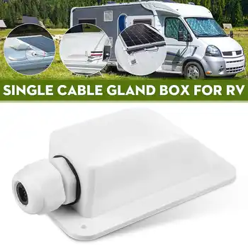 

Waterproof Solar Panel Wire Cable Entry Gland Junction Box Single Hole For RV Motorhome Boats