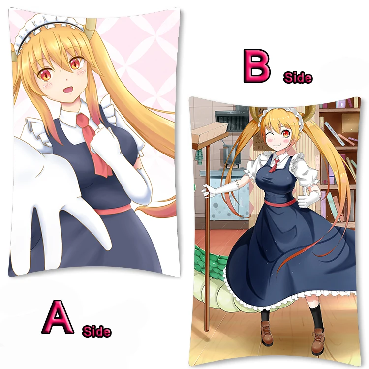 Аниме Кобаяши Дракон горничной Тору Dakimakura обниматься тела чехол отаку подушки с пикантным принтовым наволочка подарки 35x55 см