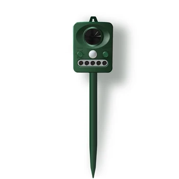 

Original Ultrasonic Cat Pest Repeller Outdoor Solar Powered Infrared Sensor Animal Birds Chaser Repellers With Infrared Detector