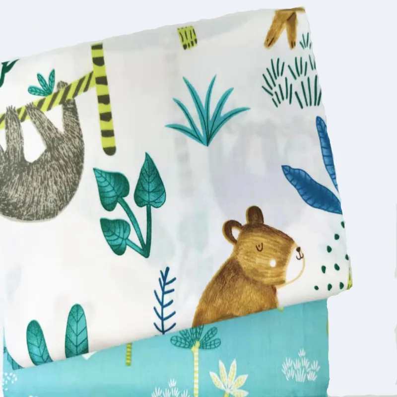 

100% Cotton Fabric Printed Patchwork Cloth DIY Sewing Quilting Textile Cotton Fabric For Baby & Child Clothing Meter Material
