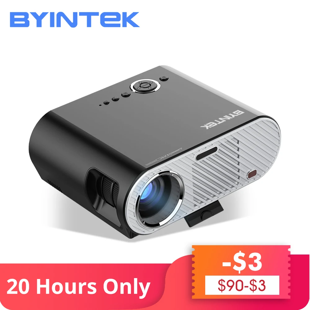

BYINTEK MOON GP90 Cinema Full HD Video LED HD 1080P Home Theater Projector