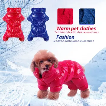 

Dog Clothes Winter Warm Pet Coat Kleding Christmas Waterproof Pet Jacket For Small Medium Dogs Female XS-2XL