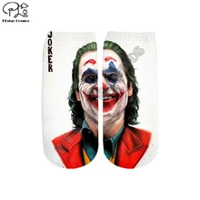 PLstar Cosmos/дропшиппинг, Джокер Хоакин Феникс, новые модные короткие носки до щиколотки на лето/осень для женщин/мужчин/мальчиков/девочек с принтом 3 S-5