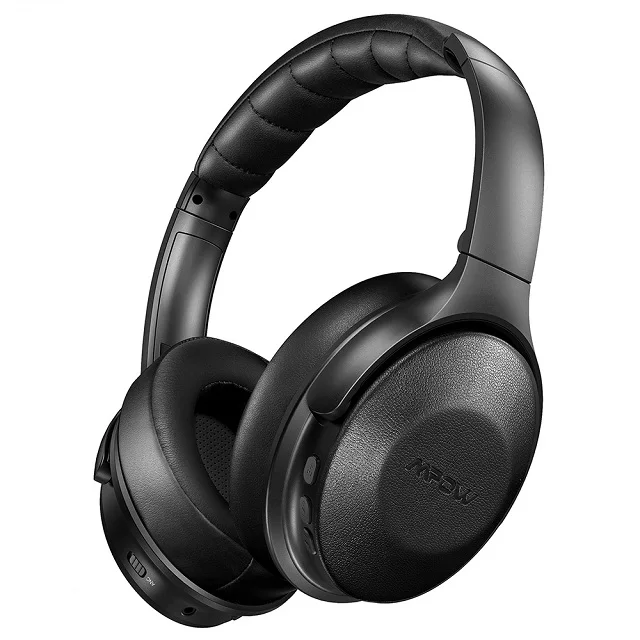 Модернизированные Mpow H17 активные шумоподавляющие наушники ANC беспроводные bluetooth-гарнитуры с Hi-Fi стерео звуками и 30 ч Время воспроизведения - Цвет: Black