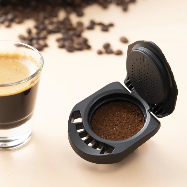 Capsule di caffè Nespresso riutilizzabili riutilizzabili da 6 pezzi cialde  Nespresso riutilizzabili con un cucchiaio a pennello - AliExpress