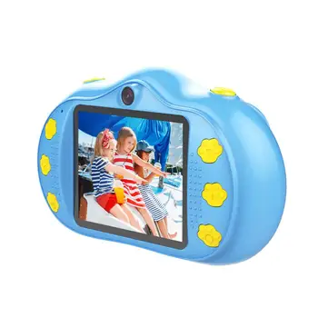 

Child Cartoon Mini Camera Toy 2.4IN Big Screen High-definition Camera Touch Screen Digital Dual Lens Recording Function