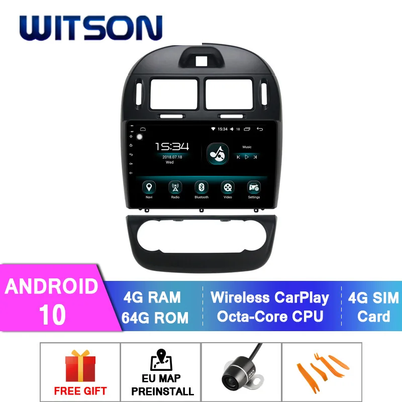 WITSON Android 10 0 4 + 64 Гб 2 &quotавтомобильный DVD GPS для KIA CERATO 2017 Авто кондиционер версия