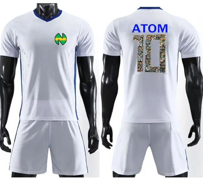 Азия Дети/мужчины размер, Футбол camiseta equipe де Франс наборы, Оливер Atom Maillot de Foot Enfant y benji капитан Tsubasa Джерси - Цвет: Code aa