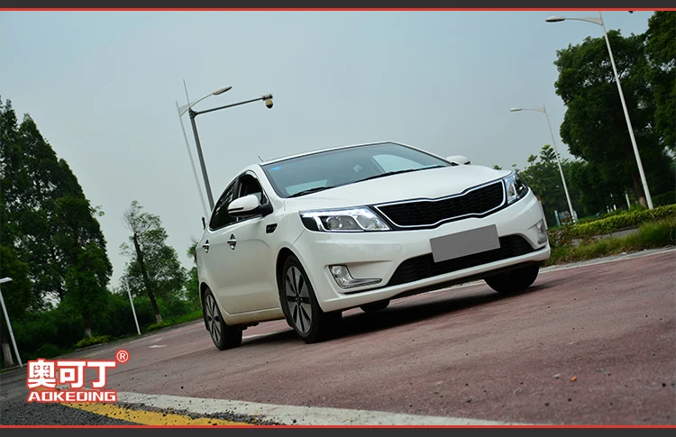 Фара для автомобиля Kia K2 2011- Rio головной светильник s противотуманный светильник s дневной ходовой светильник DRL H7 светодиодный Биксеноновая лампа автомобильные аксессуары