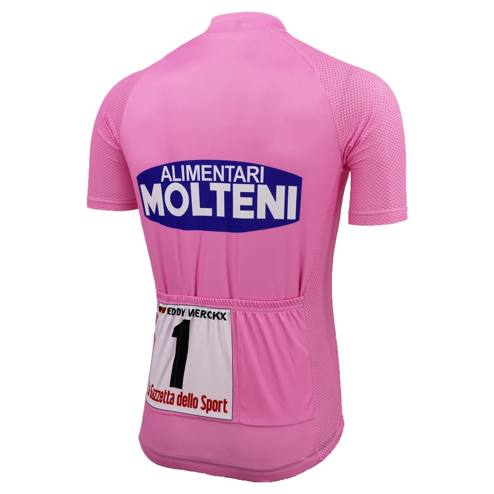 Розовая Одежда для велоспорта MOLTENI одежда ropa ciclismo mtb Триатлон летняя
