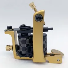 Горячая 10 обмоток ручной сборки татуировки машина пистолет для Liner Shader Чугунные татуировки машины для татуировок