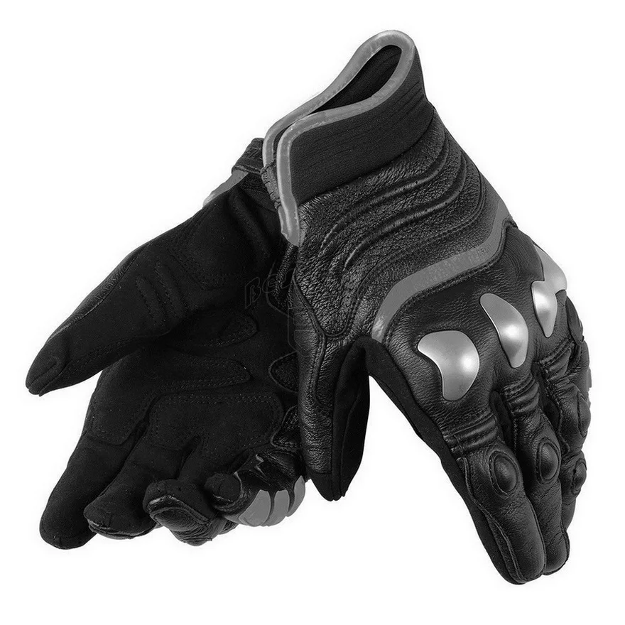 

NEW 2020 for Dain X-Strike Motorcycle Gloves Full Metal Racing Gloves Driving Short Motorbike Cowhide Gloves