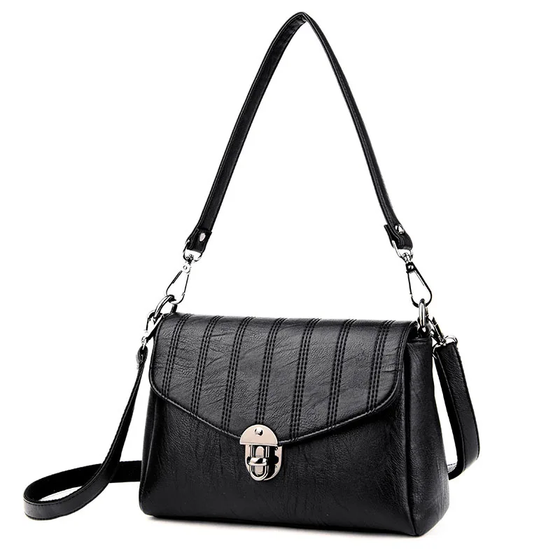 

Mommy Bag 2018 Korean-style New Style Bag Women's Simple Versatile Shoulder Oblique Bag Middle-aged Fashion Lock Backpack