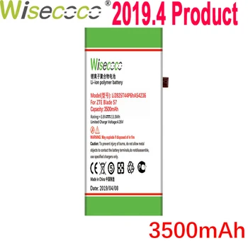 

Wisecoco 3500mAh Li3925T44p6hA54236 Battery For ZTE Blade S7 T920 Phone Latest Production High Quality Battery+Tracking Number
