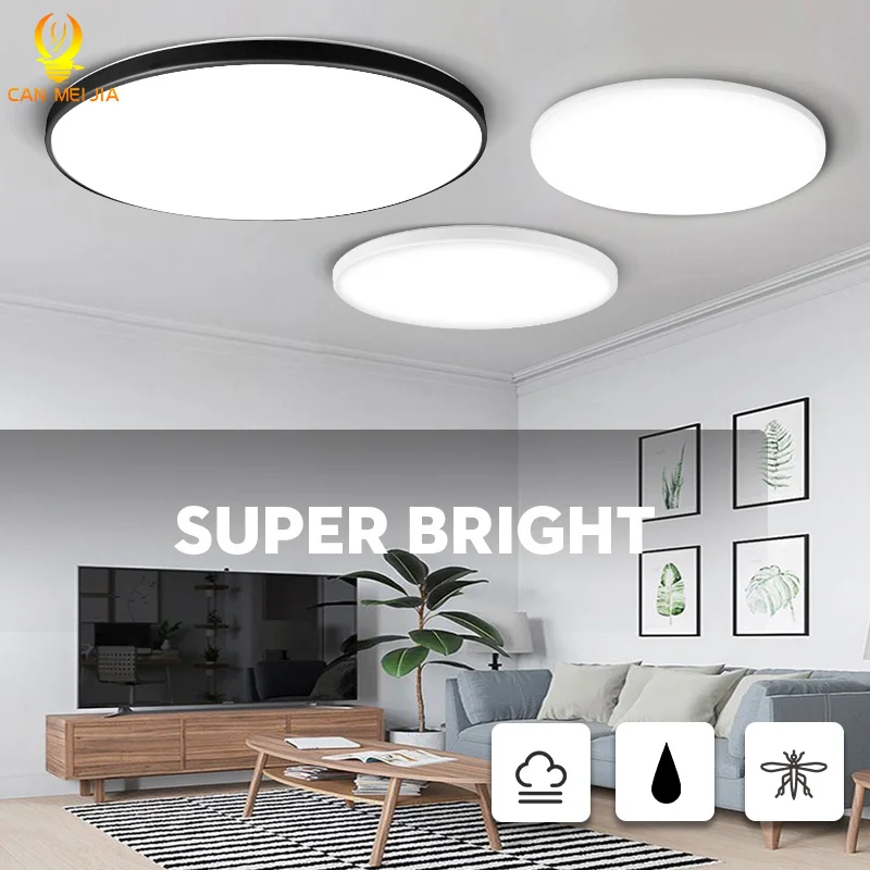 Modern Led Ceiling Lights Fixtures 15W 20W 30W 50W Surface Lamp 220V Panel for Living Room Kitchen Home Decor | Лампы и освещение