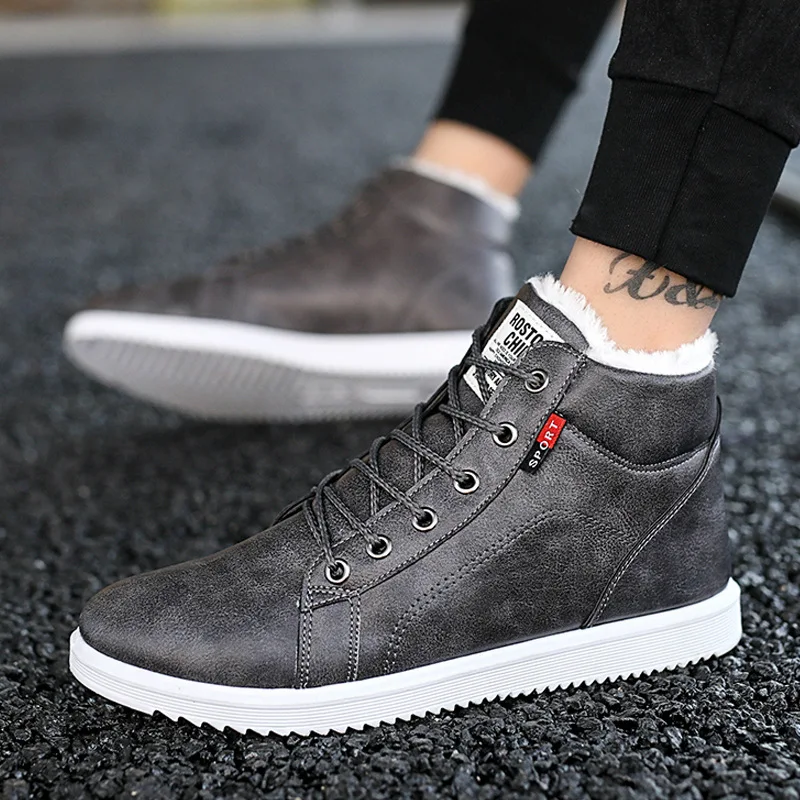Men Casual Shoes winter boots men shoes snow boots men training boots