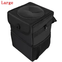 1 шт. креативный складной ящик для хранения для автомобилей Водонепроницаемый задний ящик для хранения автомобиля мусорный бак