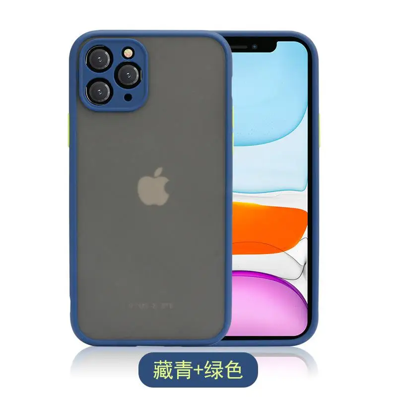 Для iphone xr телефон оболочки матовые 11pro объектив Защита глаз анти-падение iphone 11 чехол телефон оболочки точное отверстие - Цвет: Лаванда