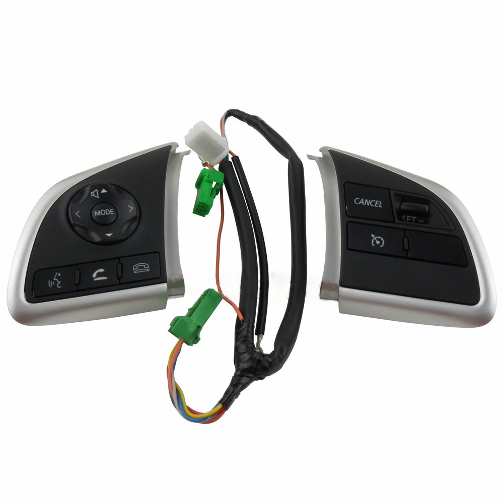 

Cable Spare Buttons Replacement Phone Steering Wheel Volume Switch Set Auto Cruise Control Parts Durable For Mitsubishi