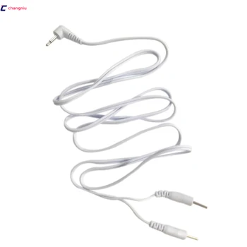 

DHL Freeshipping 1000pcs/lot DC 2.5MM 2 way electrode wires /cable for digital therapy machine ,tens machine ,slimming massager