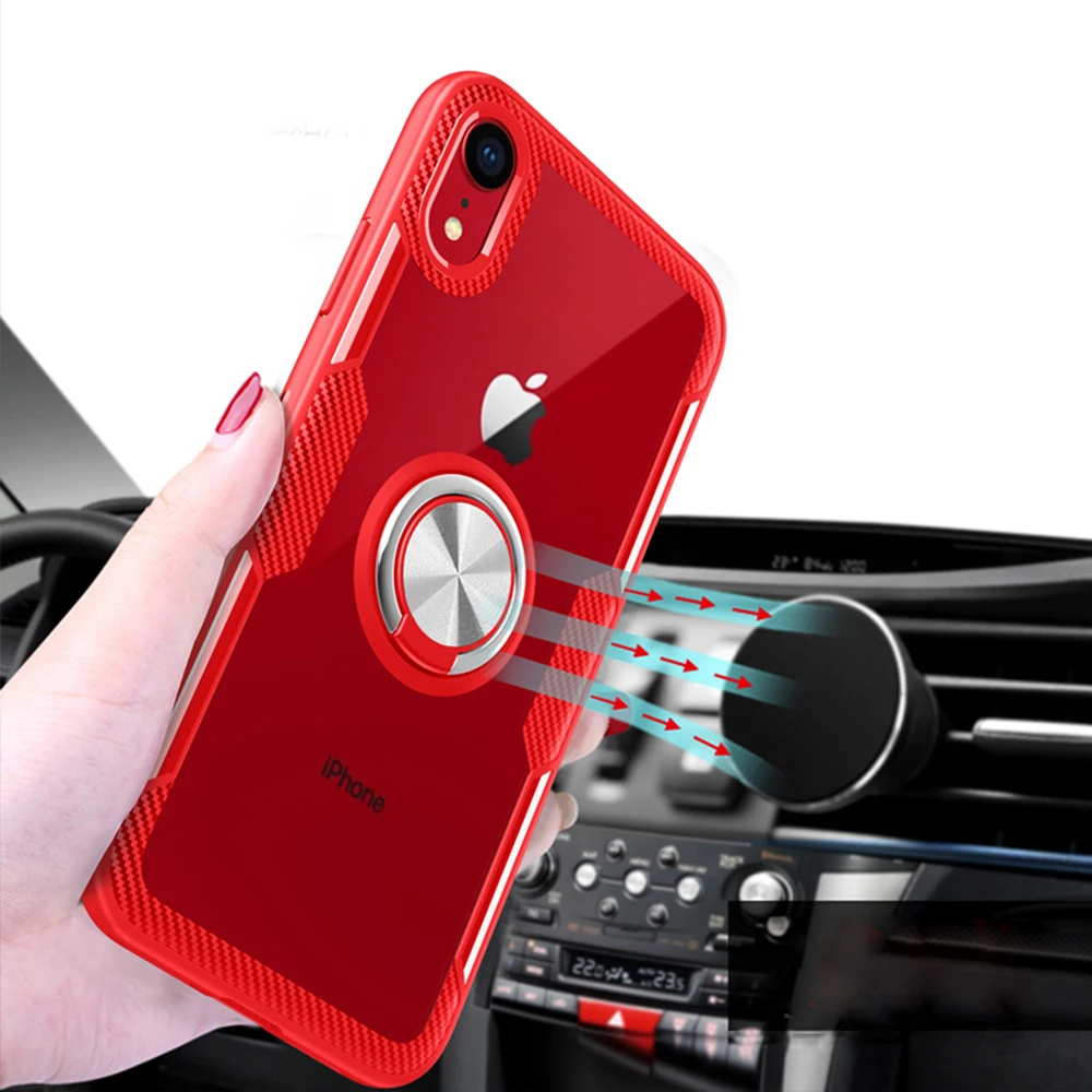 Чехол для телефона Apple 11 XR 6S с пряжкой IPhone7/8plus прозрачная поддержка Xsmax