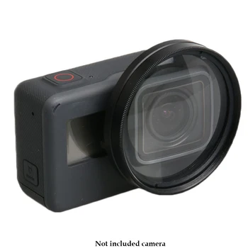 

Easy To Use Camera Accessories Convex Mirror Spotlight Lightweight Close Up Lens Black Amplification Magnifier Macro For GoPro