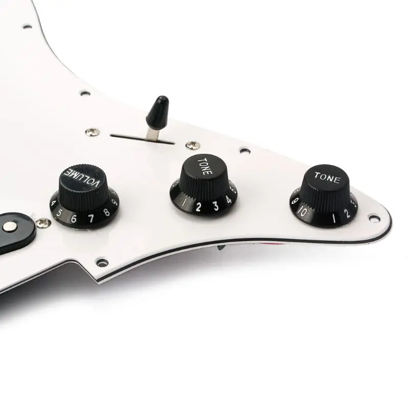Prewired накладка SSS с одной катушки ЗВУКОСНИМАТЕЛИ ДЛЯ электрогитара Strat
