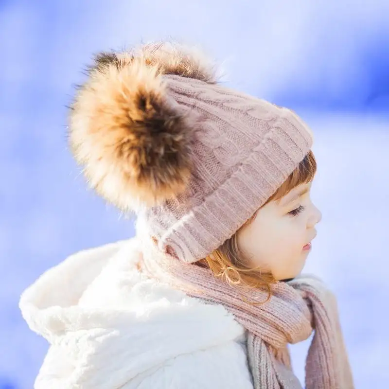 Baby Beanie Hat Winter Knit Photo Acrylic Fibres Knitted Twist Comfortable SimplicityPhotography Children Hats Props for Boy Gir