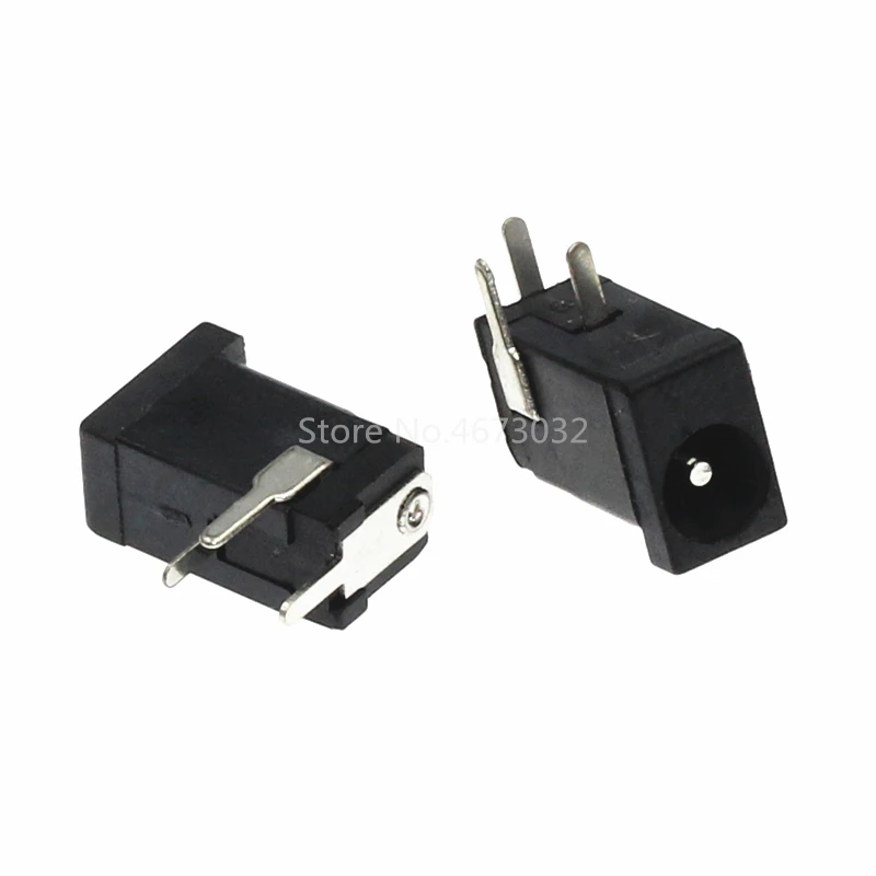 20Pcs DC-002 1A 30V Black DC Power Jack Socket Connector DC002 3.5*1.3mm 1.3 for Mini | Обустройство дома